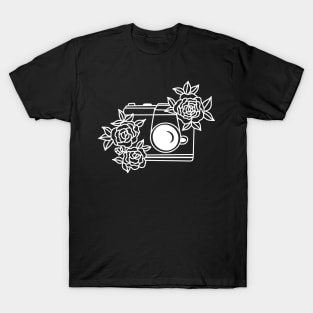 Floral Camera T-Shirt